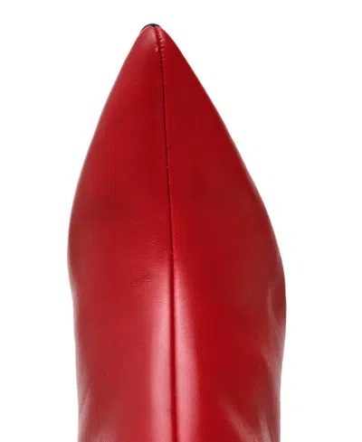 Wild Pair Women's Islah Block Heel Knee High Boots, Created For Macy's In Red