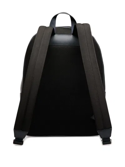 Bally Ribbon-detail Leather Backpack In Blue