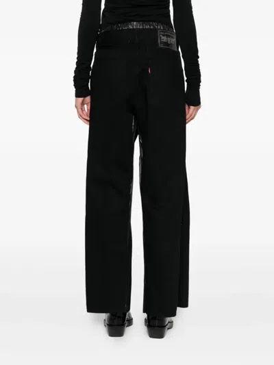 Junya Watanabe Pleated Panel Pants In Black