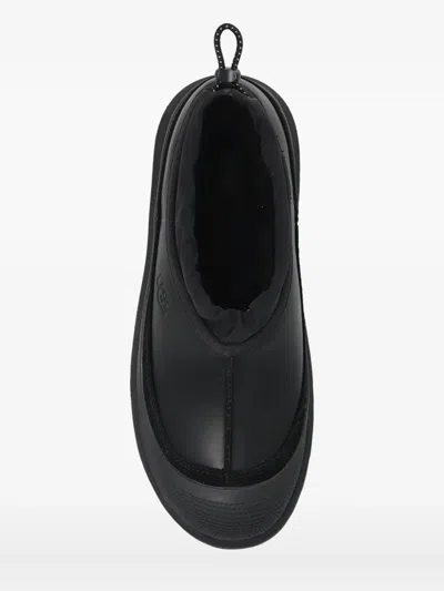 Ugg Leather Tasman Weather Hybrid Slippers In Black