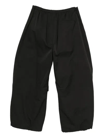 Amomento Drawstring Trousers In Black