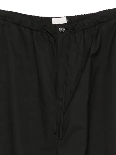 Amomento Drawstring Trousers In Black