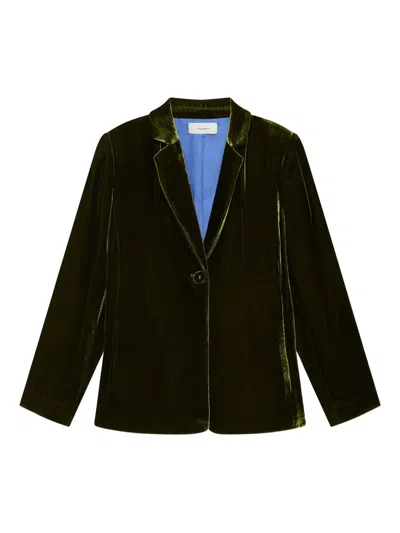 Maliparmi Single-breasted Jacket In Green