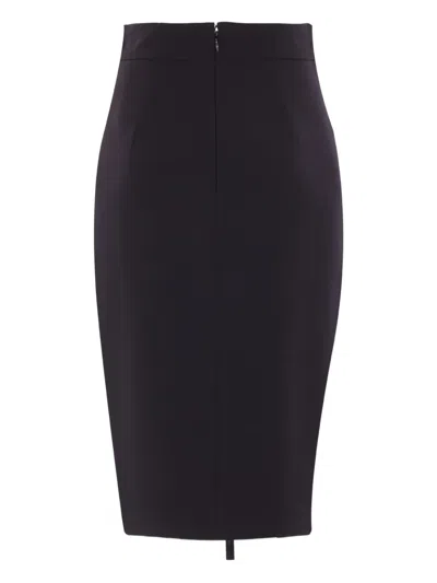 Elisabetta Franchi Pencil Skirt In Black