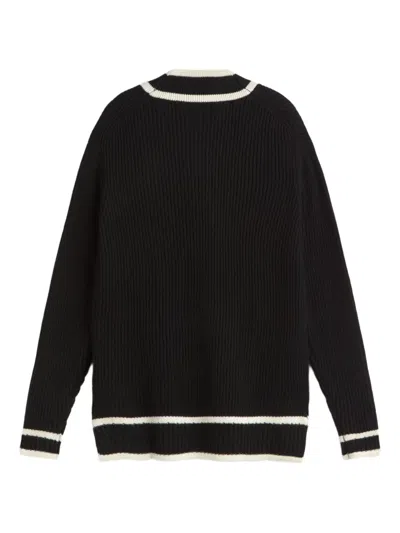 Karl Lagerfeld Autograph Cardigan In Black