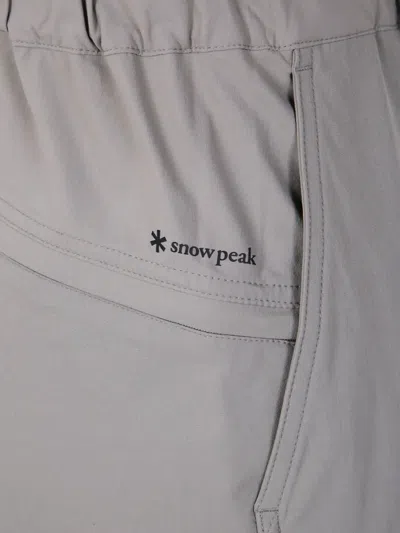 Snow Peak Elasticated-waist Trousers In Gray