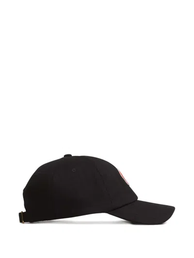 Casablanca Baseball Hat With Logo Patch In Black
