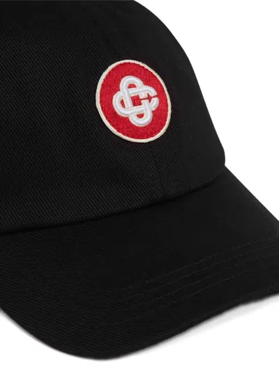 Casablanca Baseball Hat With Logo Patch In Black