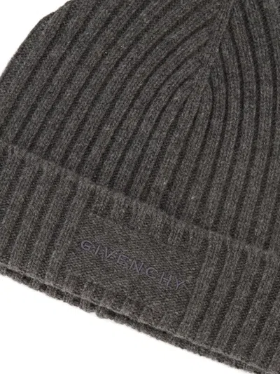 Givenchy Wool Beanie Hat In Gray