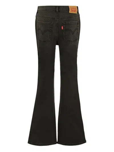 标贴喇叭牛仔裤