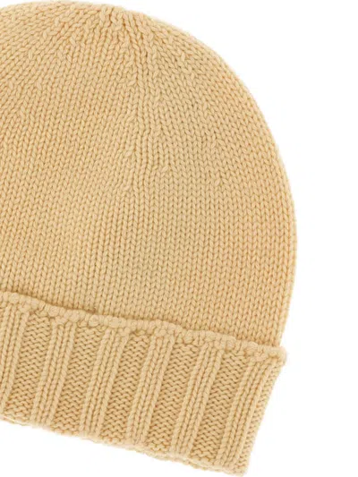 Drumohr Wool Beanie Hat In Brown