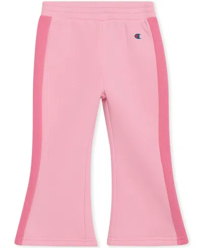 Champion Baby Girls 2-piece Hoodie And Flare Pants Set In Pink