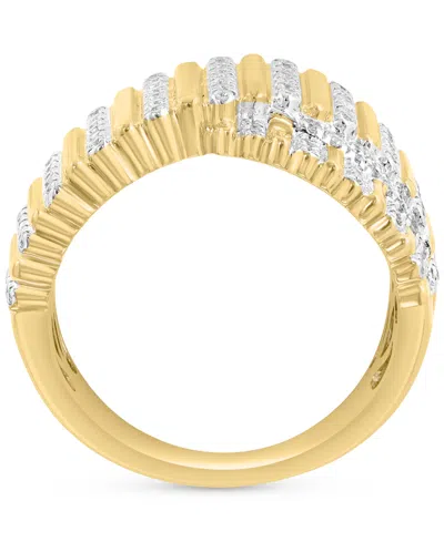 Effy Collection Effy Diamond Multiple Column Crossover Ring (1/2 Ct. T.w.) In 14k Gold In Gold
