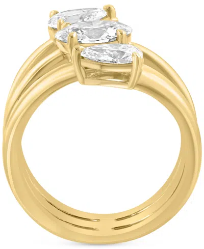 Effy Collection Effy Lab Grown Diamond Mixed Cut Coil Ring (2 Ct. T.w.) In 14k Gold In Gold