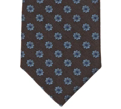 Bar Iii Men's Chancery Floral Pattern Tie, Macy's Exclusive In Brown