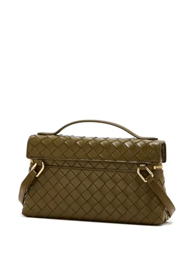 Jw Pei Woven Top-handle Satchel In Green