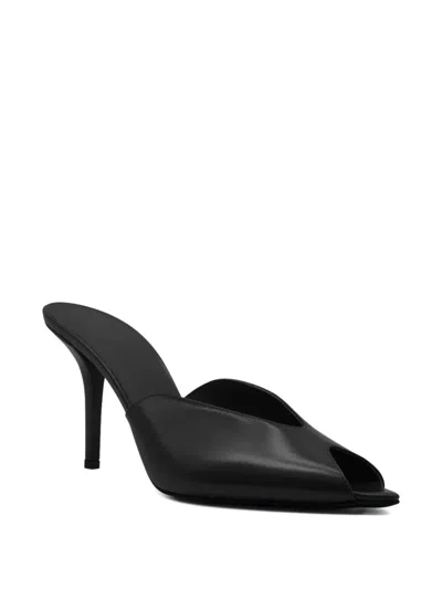 Gia Borghini Women Black Leather Heels, 3.5 Luxury Pumps & Heels For Women Darveys In Black