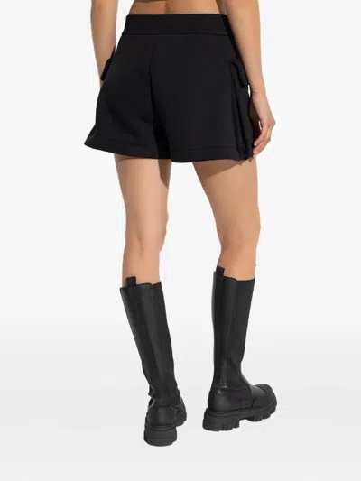 Dsquared2 Flap Pocket Drawstring Shorts In Black