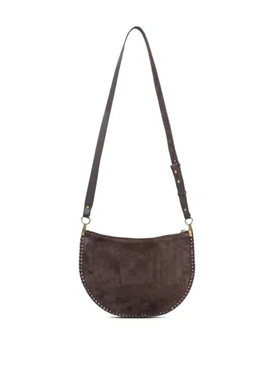 Isabel Marant Oskan Soft Zip Bag In Suede Brown In Brown