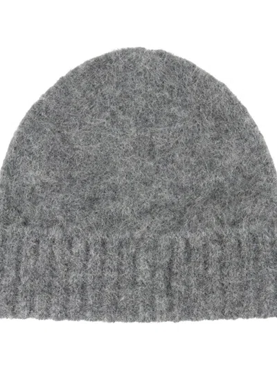 Samsoe & Samsoe Sajeanne Beanie Samsoe Samsoe Wool Grey In Gray