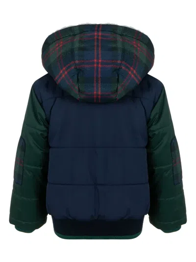 Lapin House Logo Patch Zipped Jacket In Black