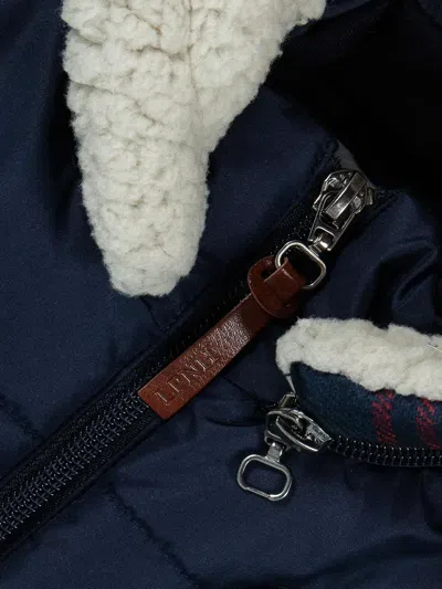 Lapin House Logo Patch Zipped Jacket In Black