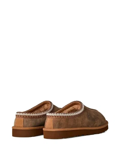 Ugg Tasman Baxter Slippers With Braided Details In Brown