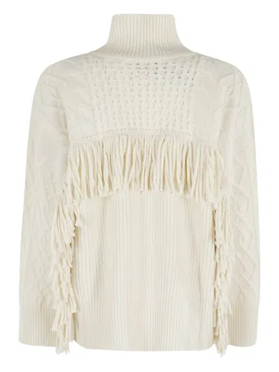 Ermanno Firenze Collo Alto In Neutral