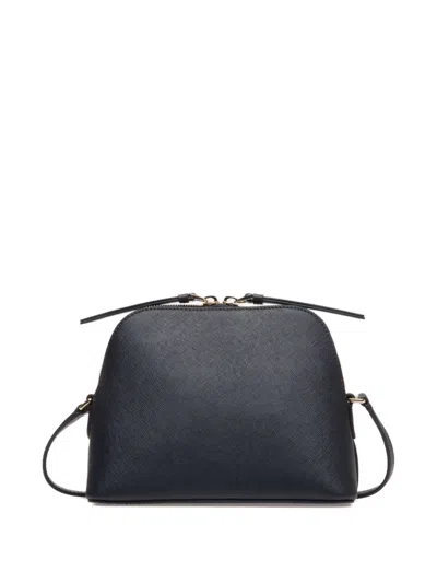 Bally Semele Leather Stripe-detail Shoulder Bag In Blue