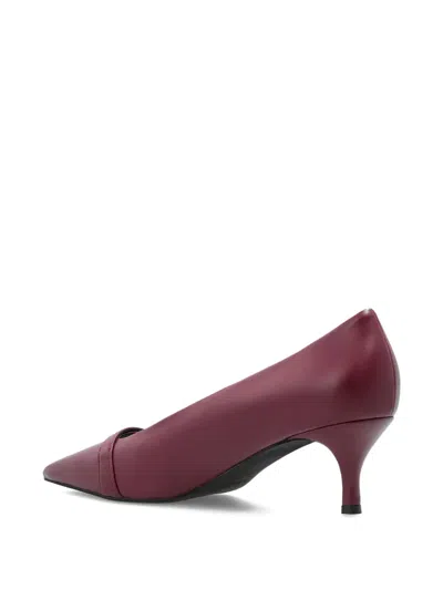 Furla 60mm Sfera Pumps In Red