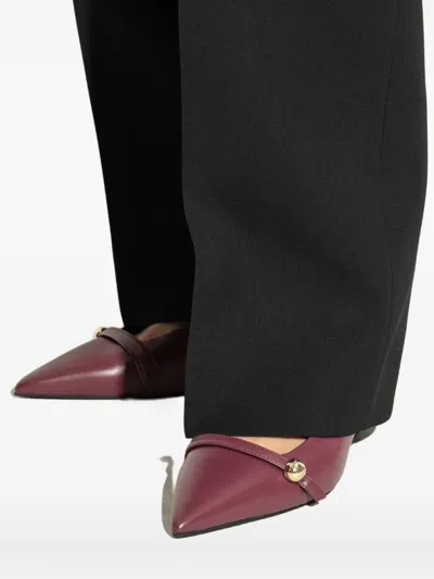 Furla 60mm Sfera Pumps In Red