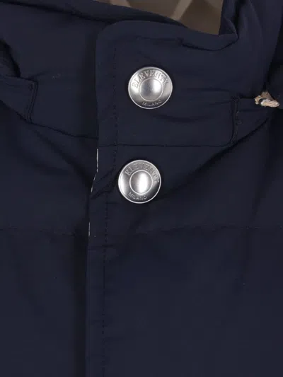 Eleventy Sleeveless Hooded Vest In Blue