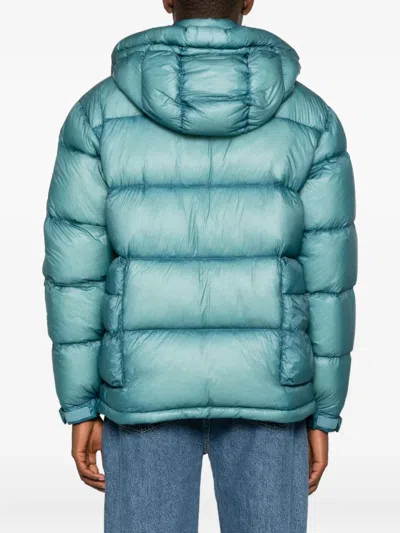 C.p. Company Hooded Padded Jacket In Blue