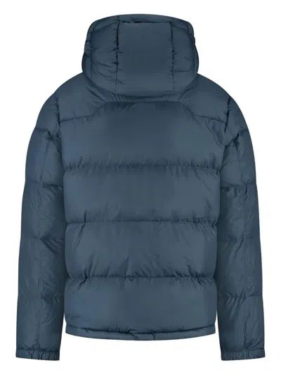 Polo Ralph Lauren Hooded Zip Coat In Blue