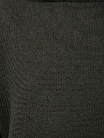 D Exterior D.exterior Cashmere Merinos High Neck Oversized Sweater In Gray