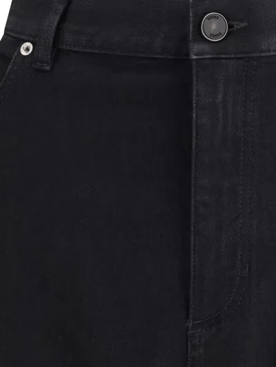 Zegna Roccia Five-pocket Jeans In Black