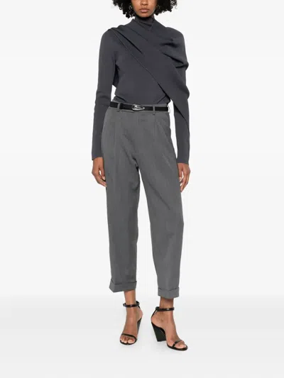 Entire Studios Wool Trousers In Gray