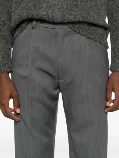 Entire Studios Wool Trousers In Gray