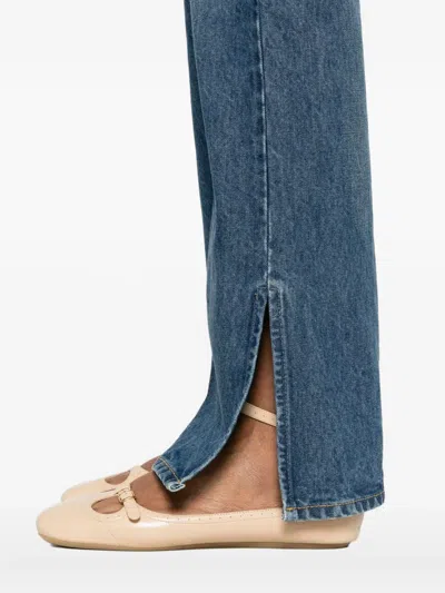 Chloé Rigid High-rise Straight-leg Jeans In Blue