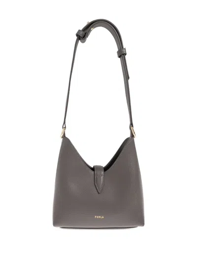 Furla Mini Iride Shoulder Bag In Gray