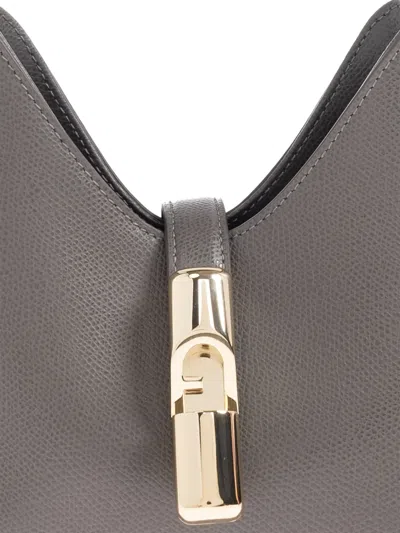 Furla Mini Iride Shoulder Bag In Gray