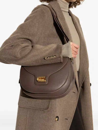 Furla Small Lotus Shoulder Bag In Brown