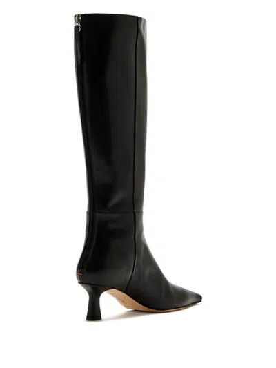 Aeyde 55mm Rhea Pointed Boots In Black
