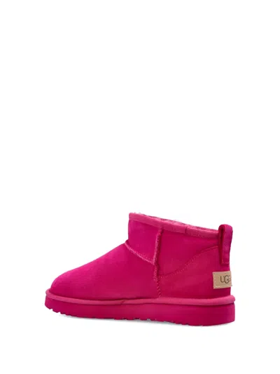 Ugg Classic Ultra Mini Suede Boots In Pink