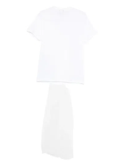 Alchemy Ruffled T-shirt In White