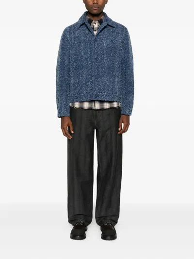 Craig Green Cotton Shirt Jacket In Blue