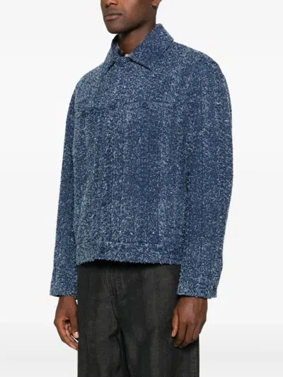 Craig Green Cotton Shirt Jacket In Blue