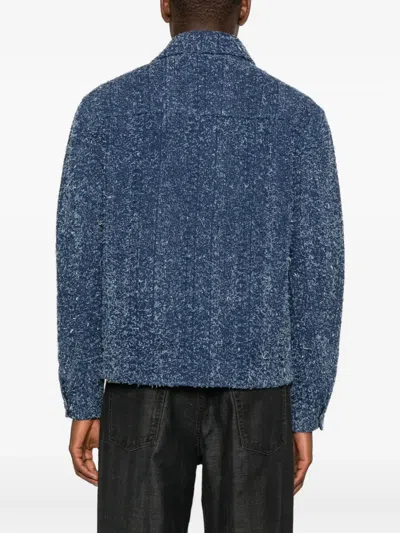 Craig Green Cotton Shirt Jacket In Blue