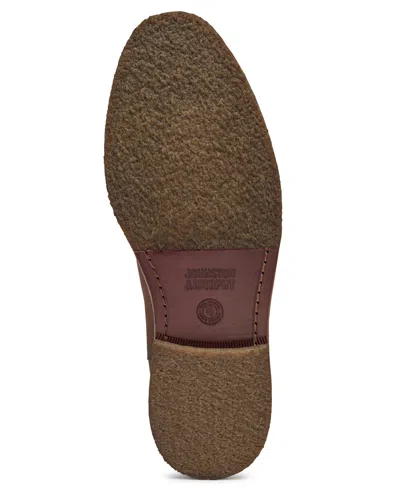 Johnston & Murphy Calder Plain Toe Chelsea Boot In Brown