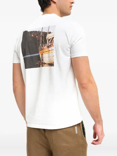 Peninsula Swimwear Graphic-print T-shirt In White